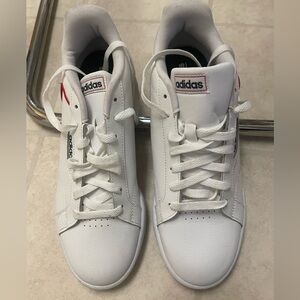 🤍ADIDAS- Classic White Sneaker, Unisex, Size:10